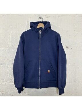 Vintage Carhartt Rugged Wear Thermal-Lined Jacket “Navy”